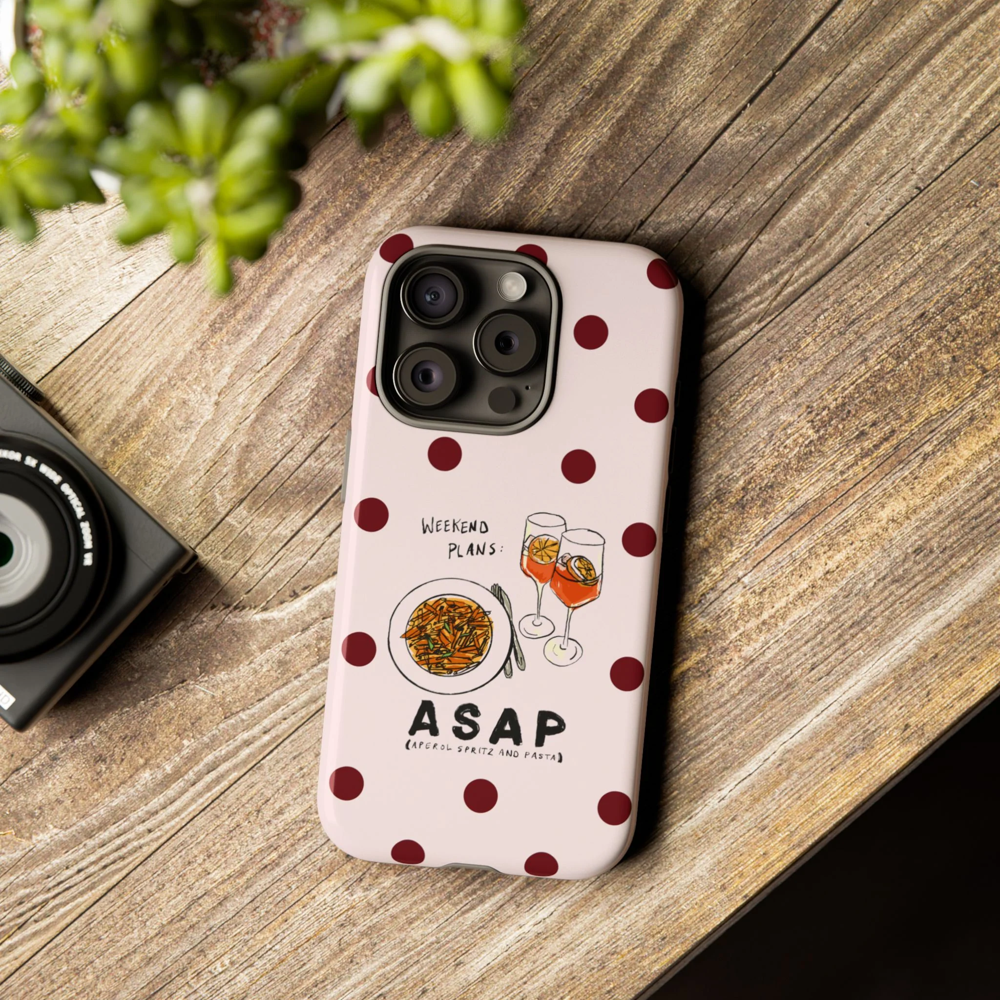 "Weekend Plans: ASAP" iPhone Case - Image 160