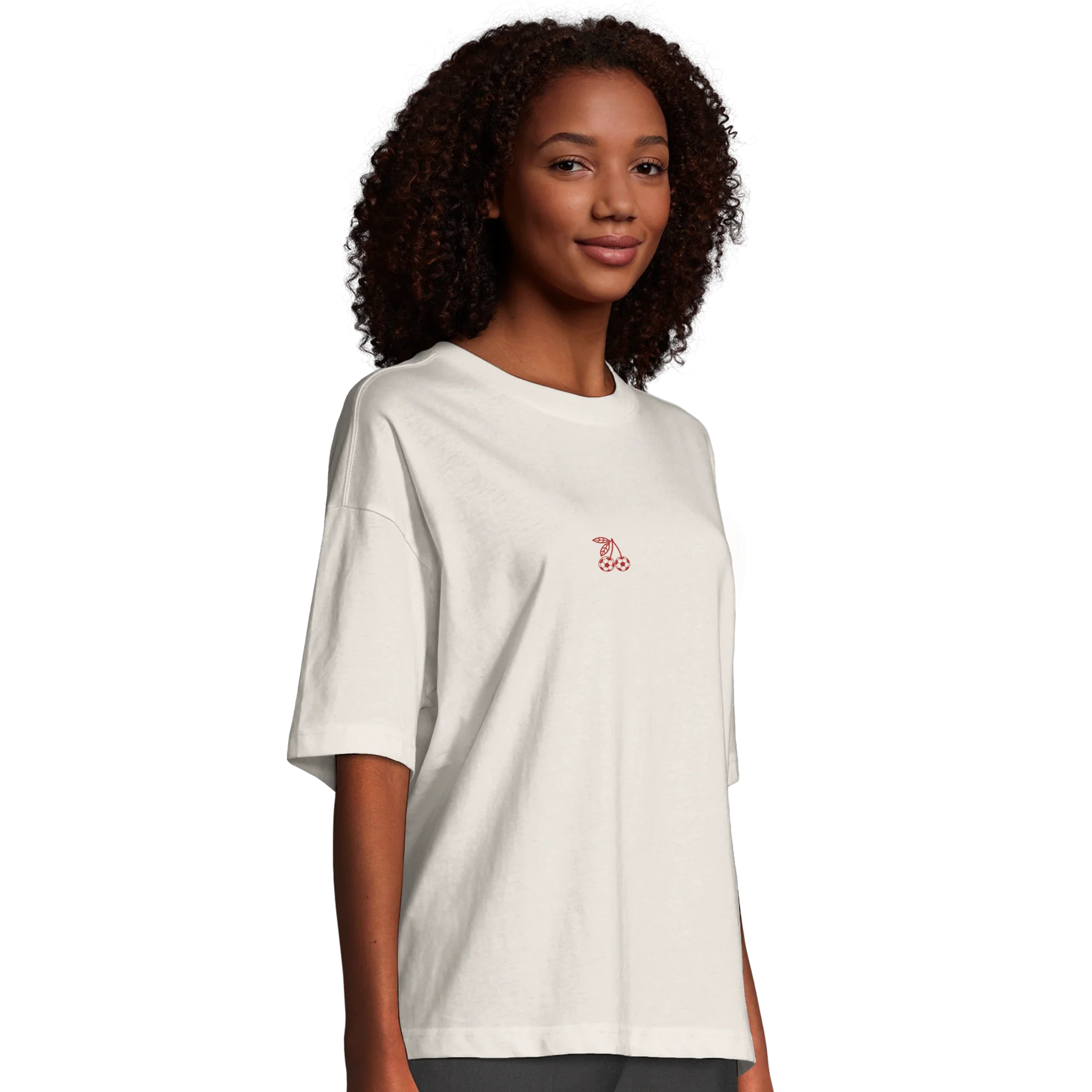 Cherry Football Oversized T-shirt - Image 4