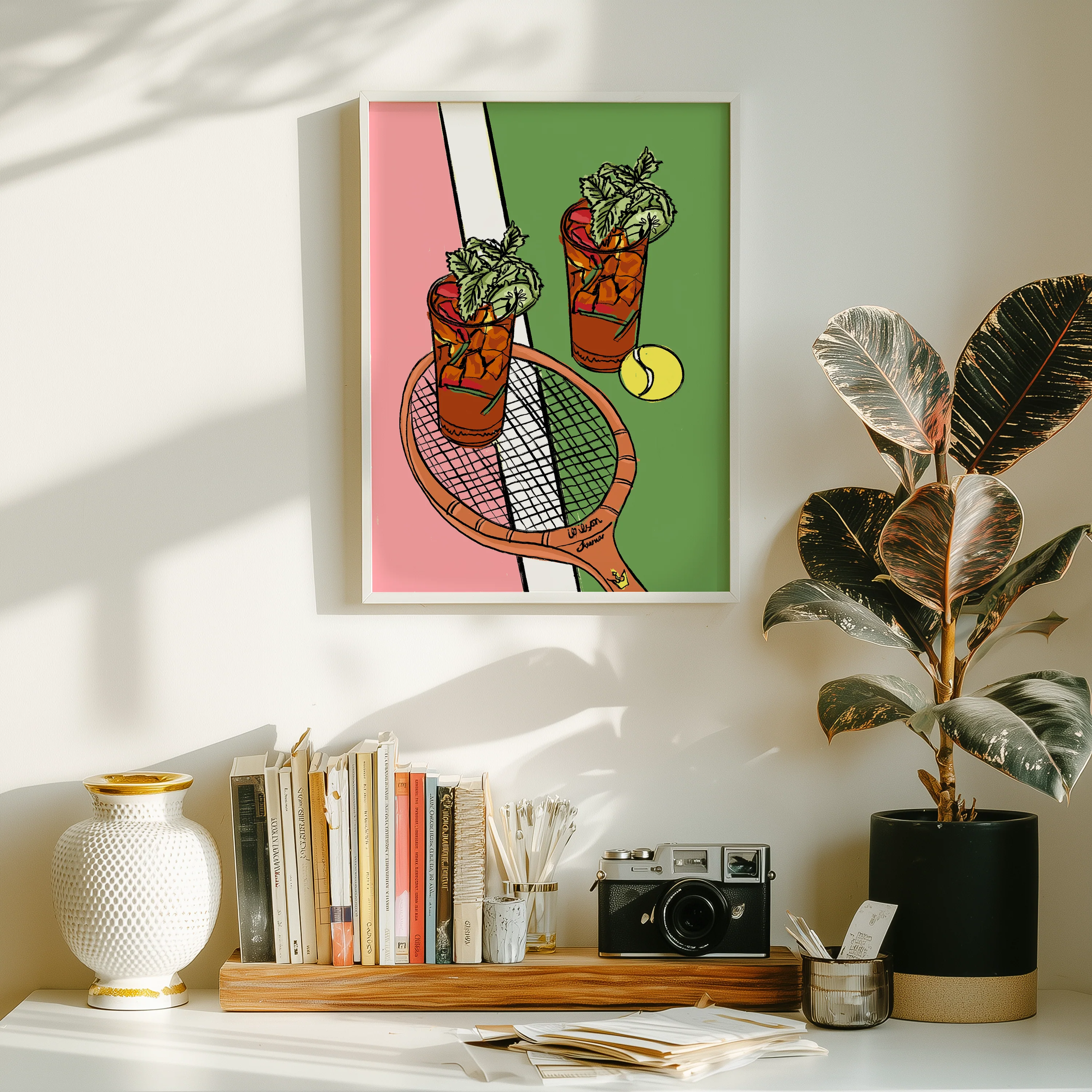 Courtside Cocktails Print - Image 2