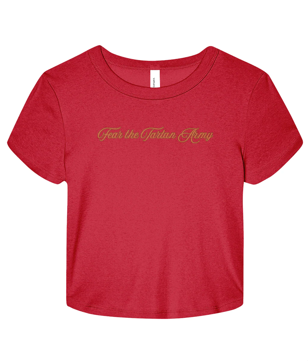 Fear The Tartan Army Micro Rib Baby T-shirt - Image 5