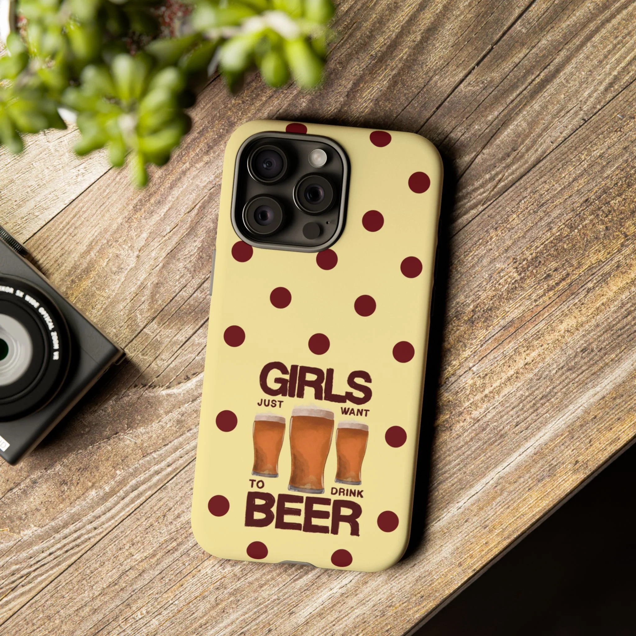 Girls Just Want to Drink Beer iPhone Case - Image 166
