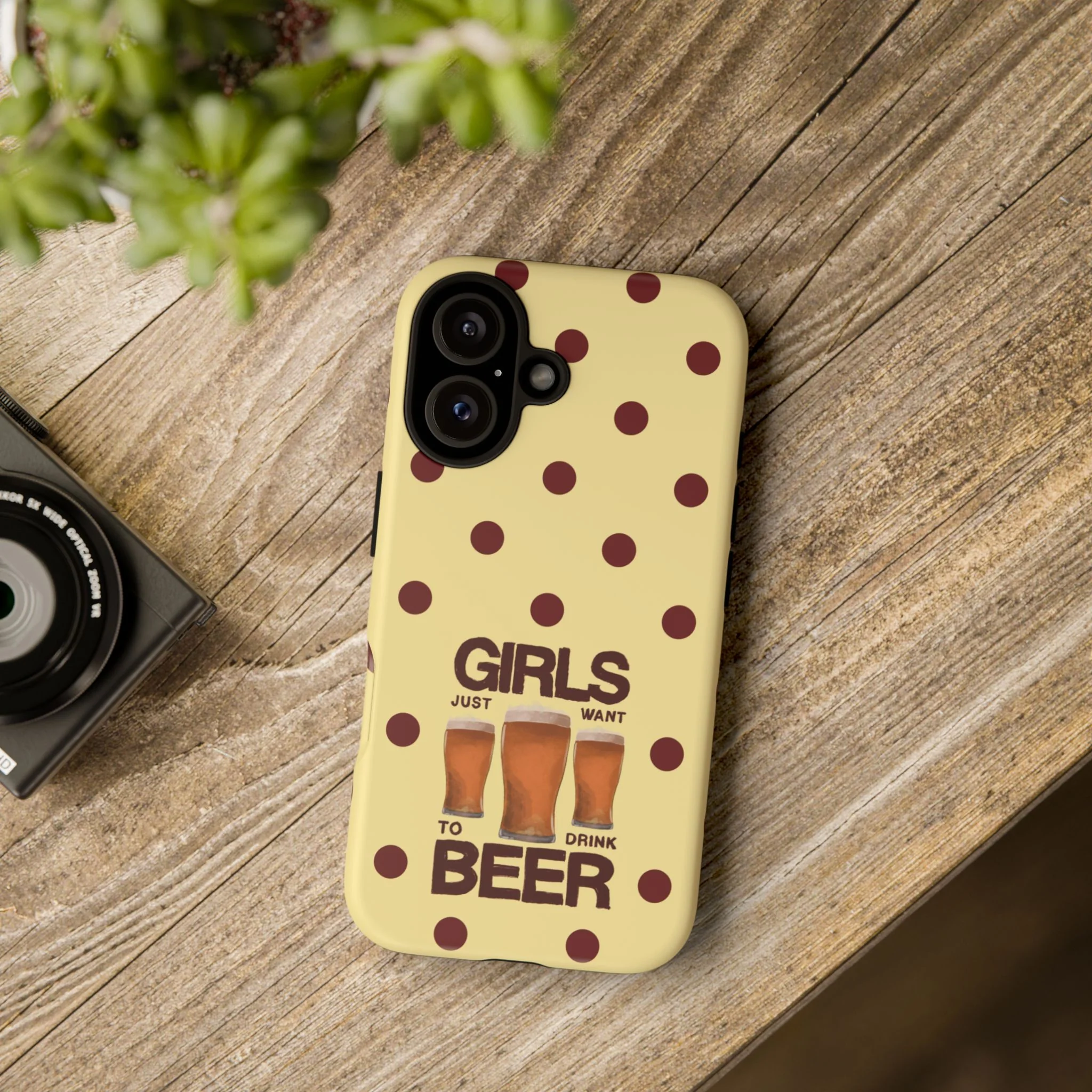 Girls Just Want to Drink Beer iPhone Case - Image 202