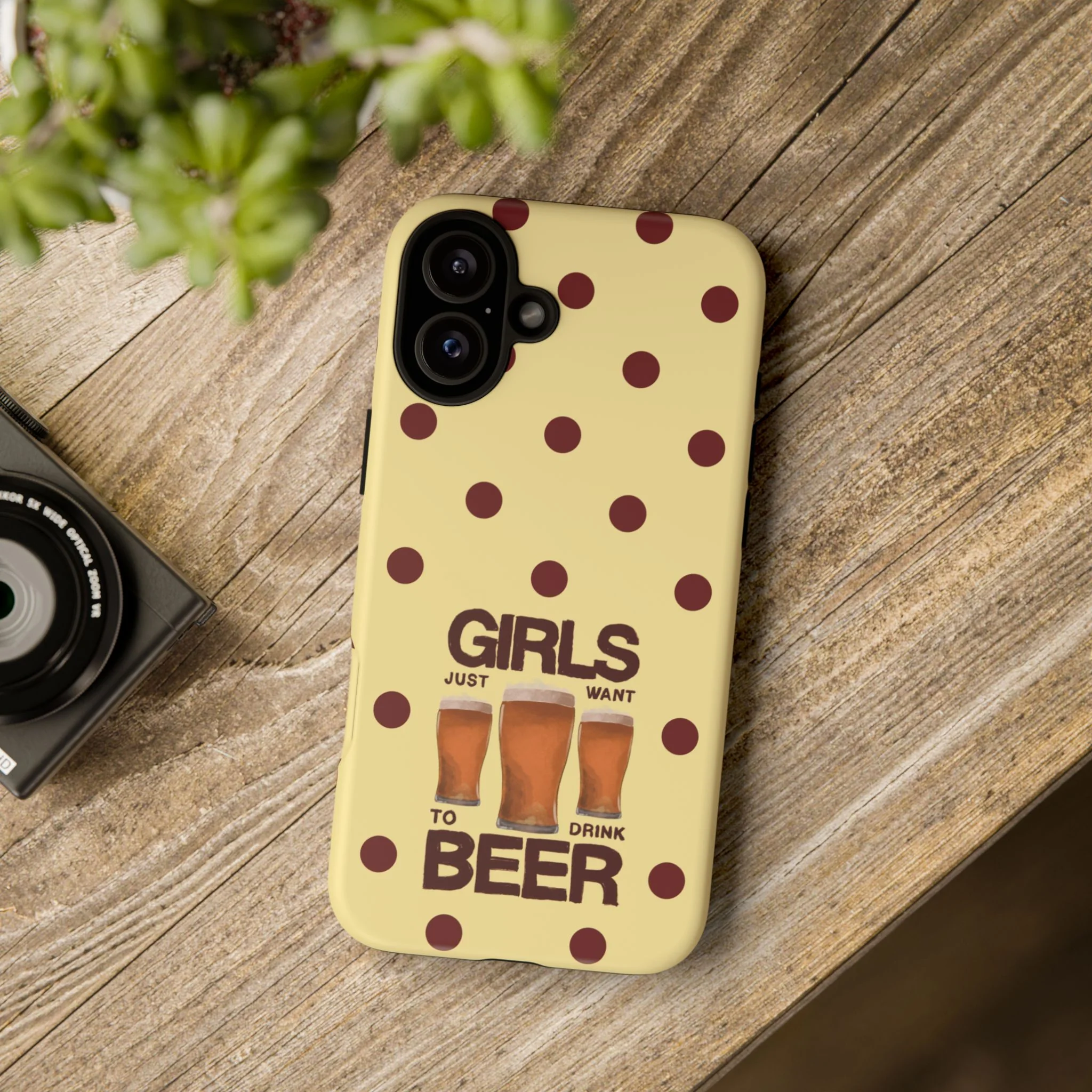 Girls Just Want to Drink Beer iPhone Case - Image 208