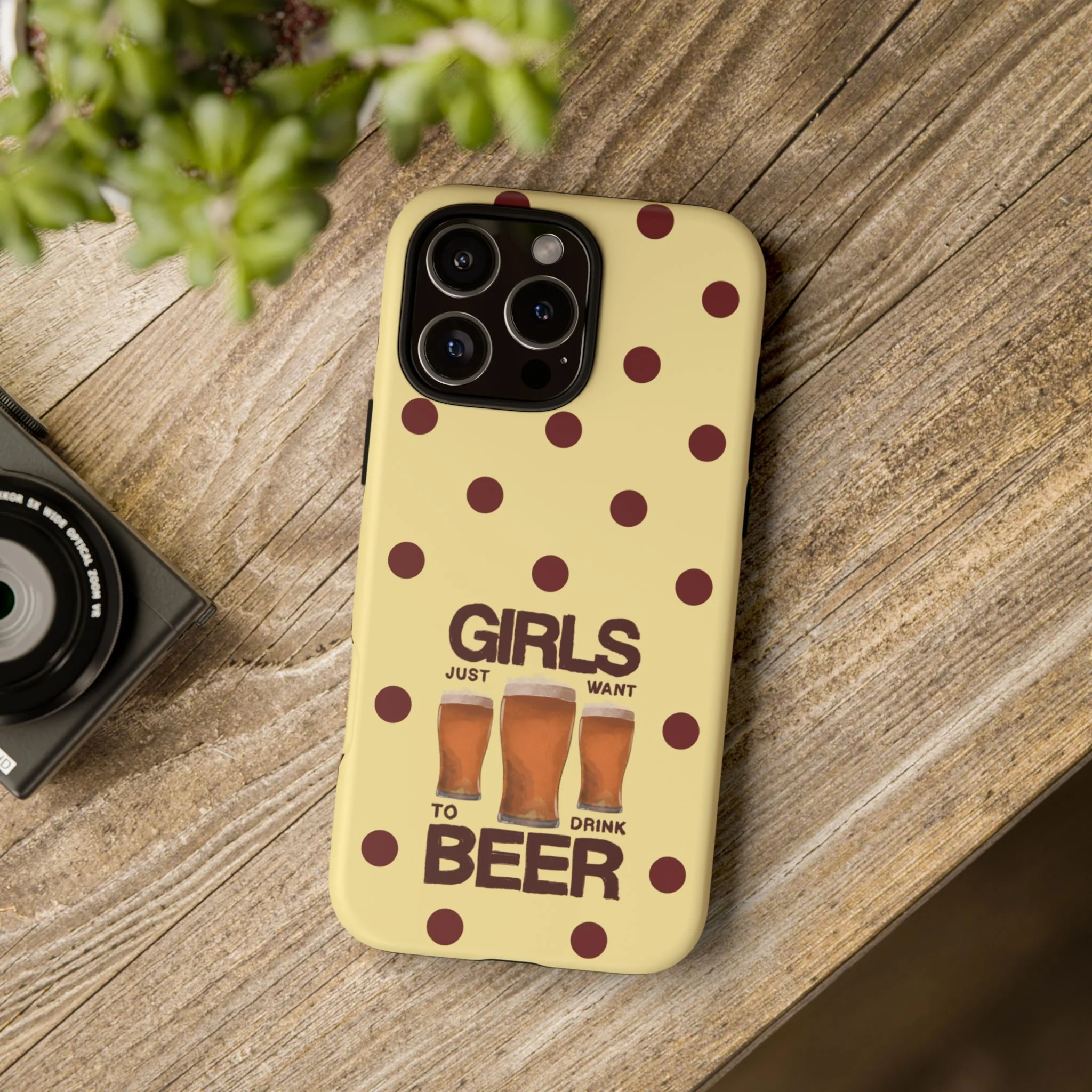 Girls Just Want to Drink Beer iPhone Case - Image 220