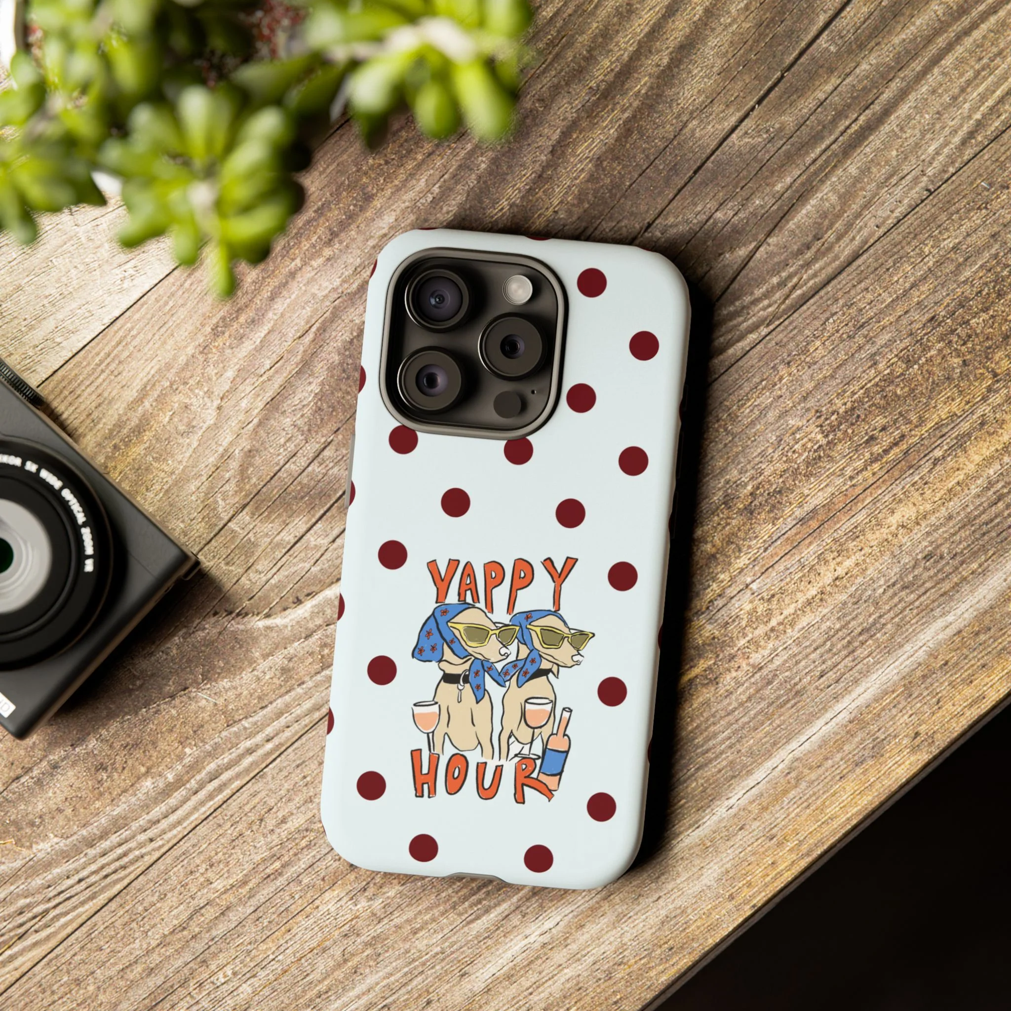 Yappy Hour Dogs iPhone Case - Image 162