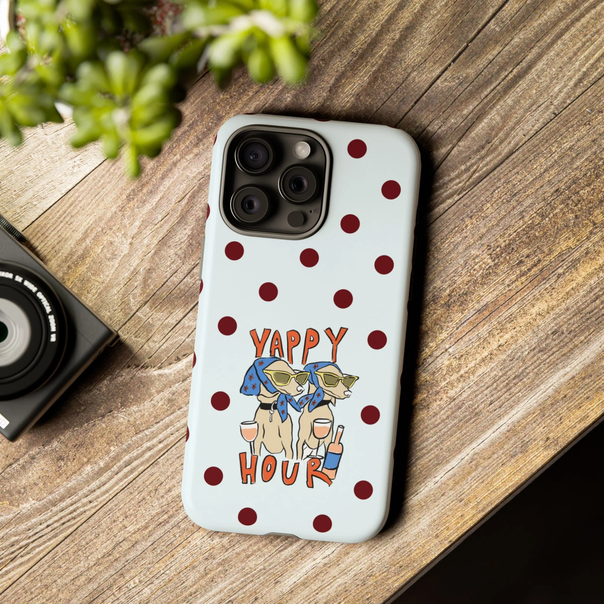 Yappy Hour Dogs iPhone Case - Image 164