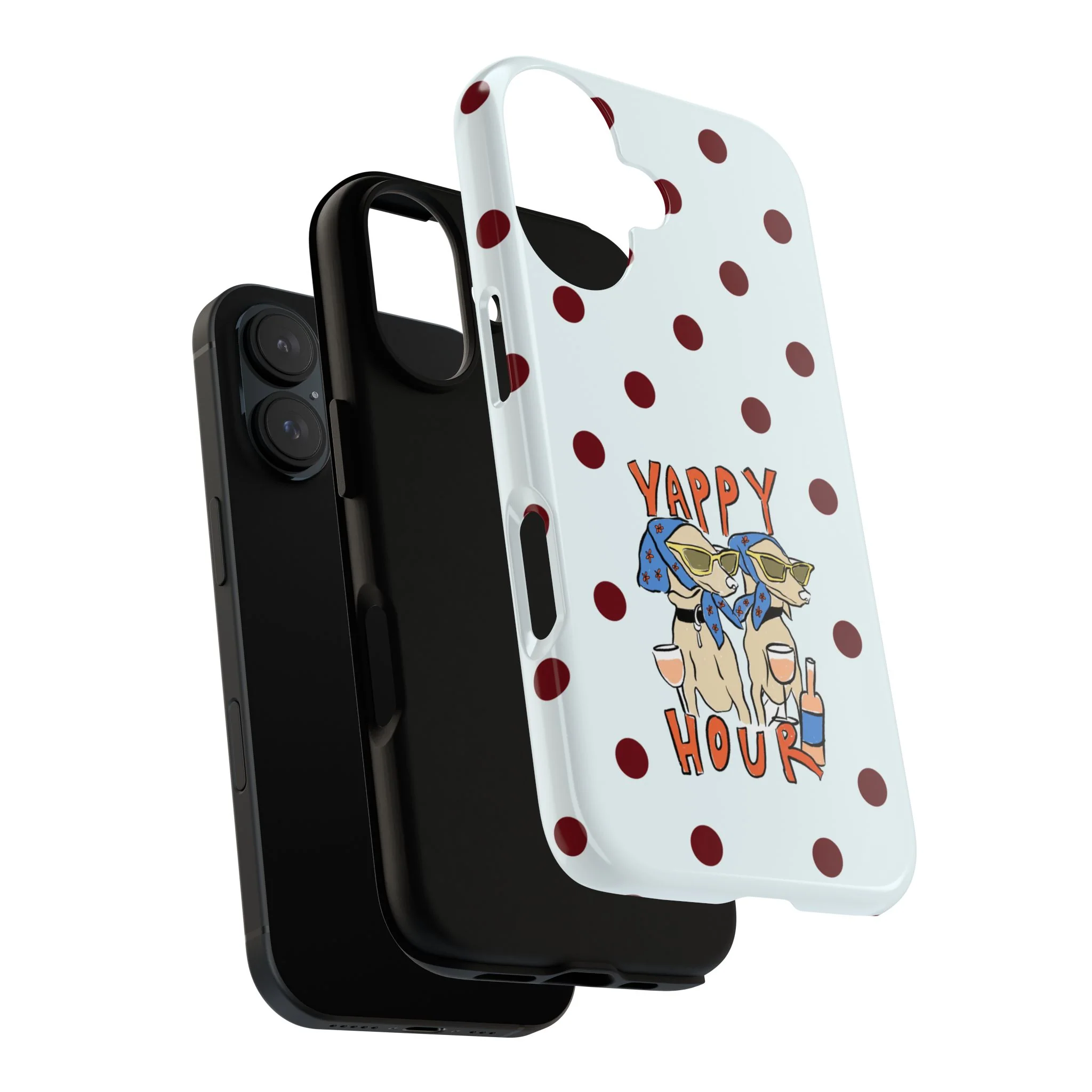 Yappy Hour Dogs iPhone Case - Image 198
