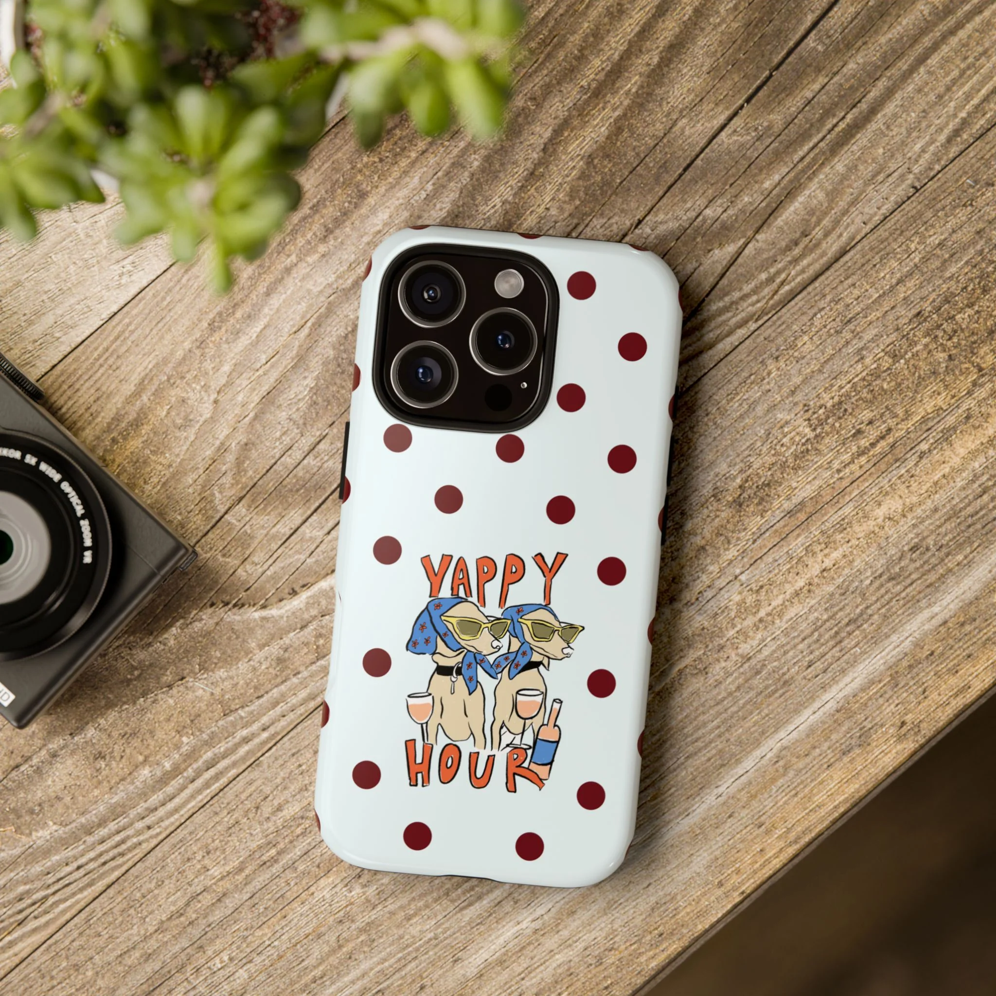 Yappy Hour Dogs iPhone Case - Image 211