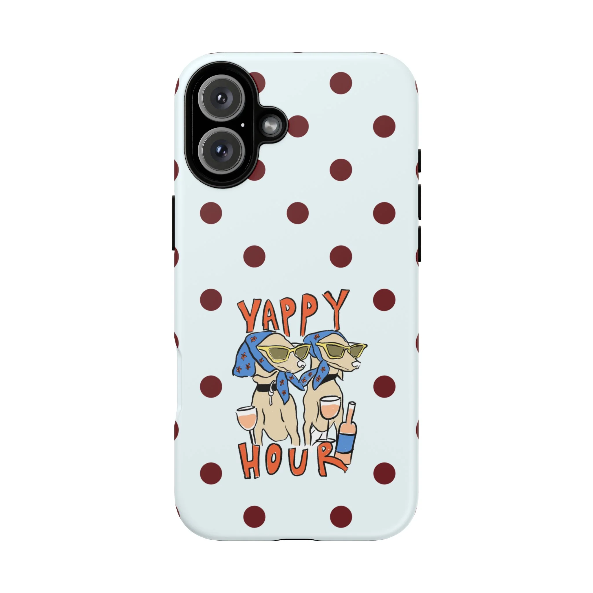 Yappy Hour Dogs iPhone Case - Image 68