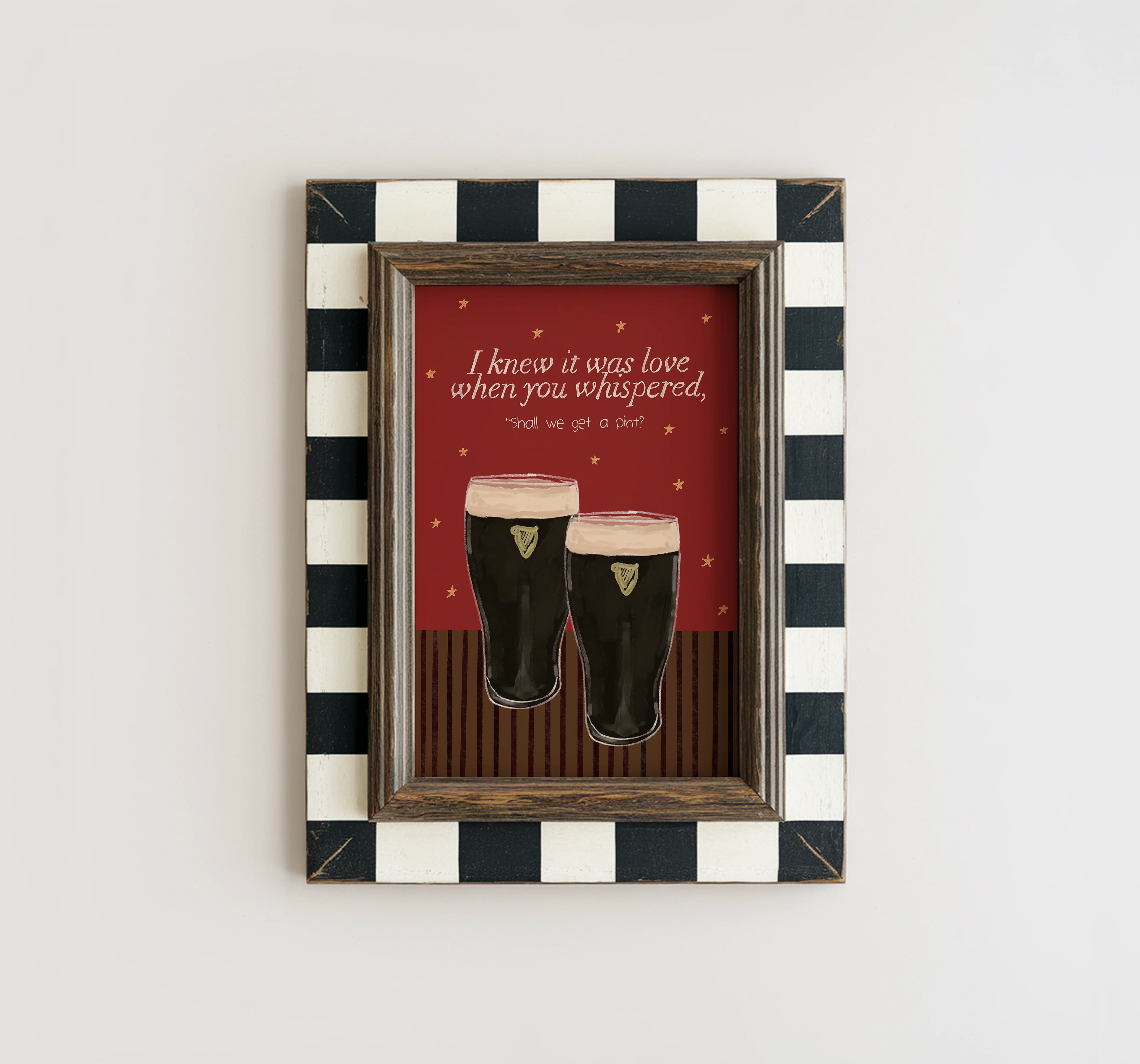 I Knew It Was Love Pints Print - Image 2