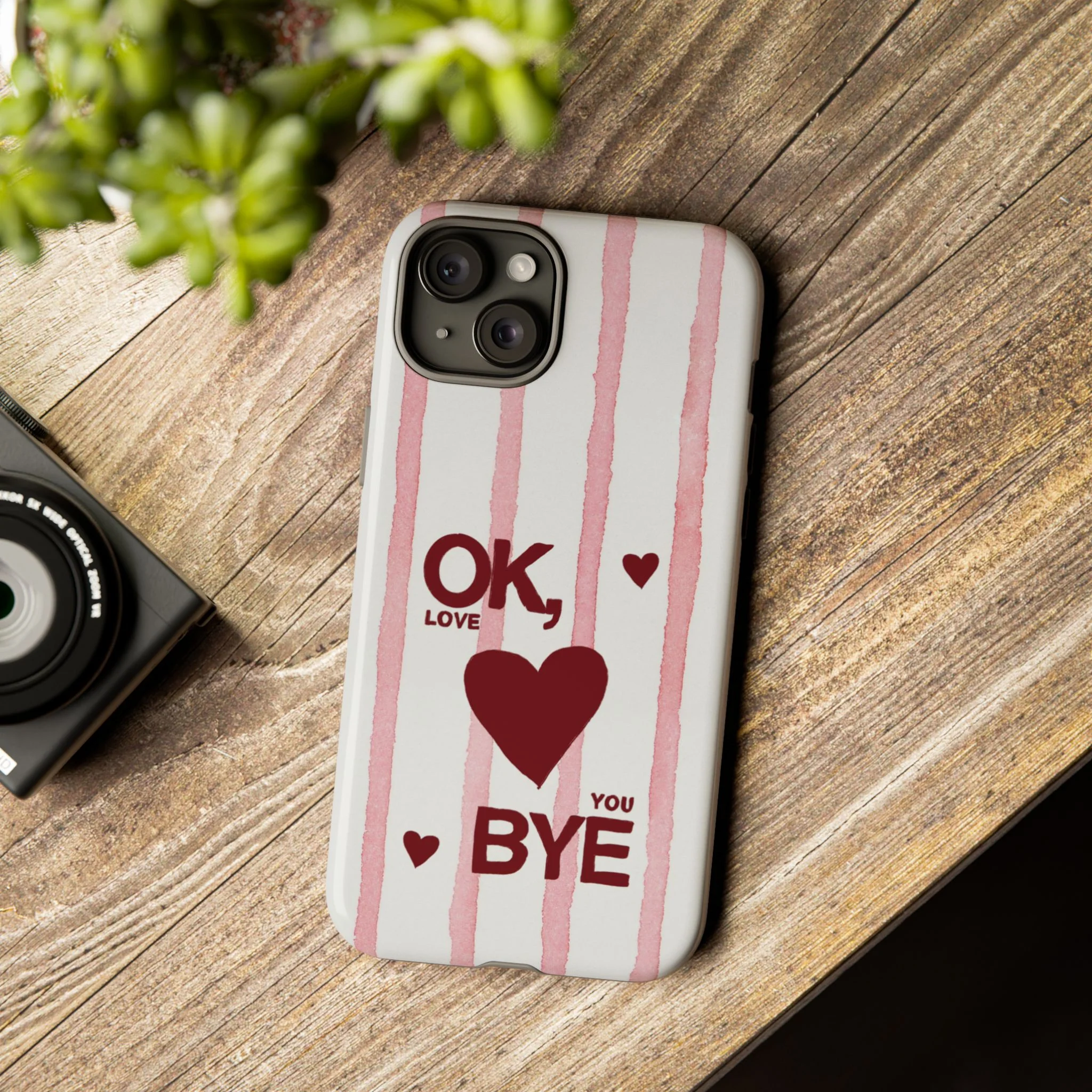 "Ok, Love You, Bye" iPhone Case - Image 156