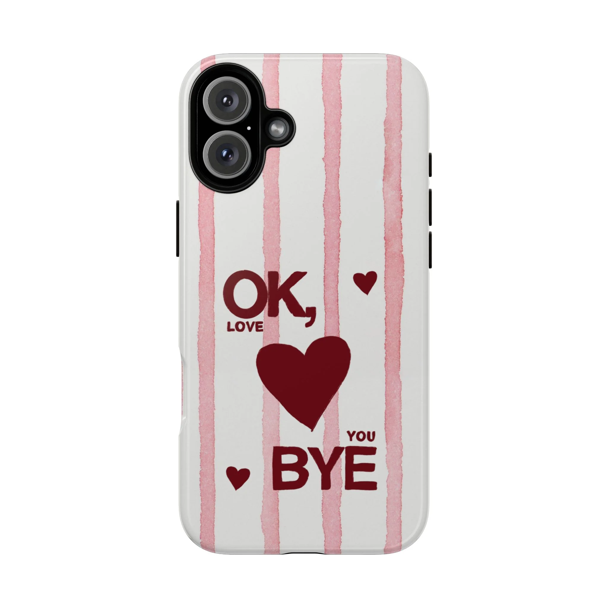 "Ok, Love You, Bye" iPhone Case - Image 67