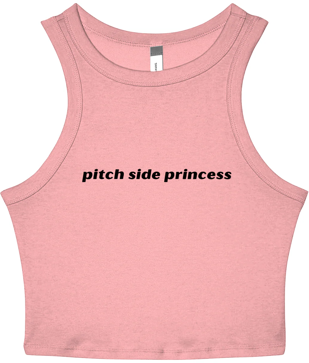 Pitch Side Princess Micro Rib Racer Tank - Image 2
