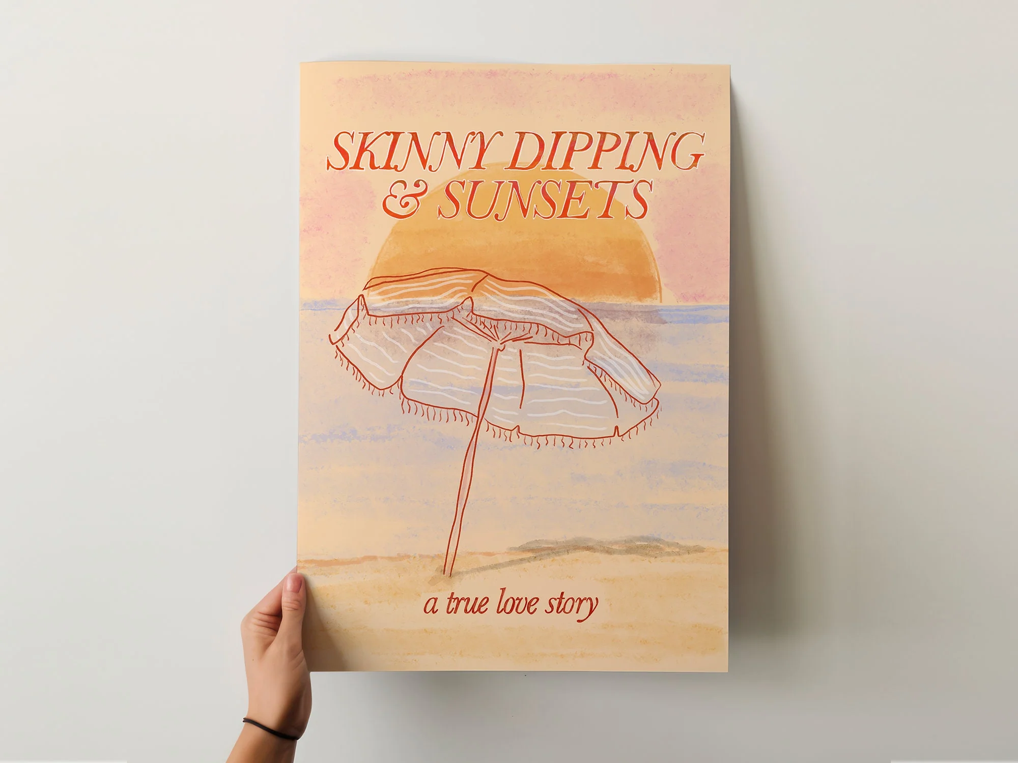 Skinny Dipping & Sunsets Print - Image 3